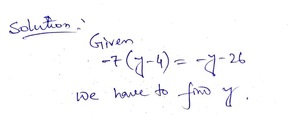 Algebra homework question answer, step 1, image 1